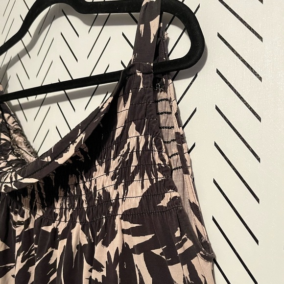 Diane Von Furstenberg Black and Cream Silk Dress - Picture 5 of 11